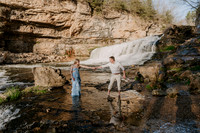 summer engagement waterfall photoshoot-72