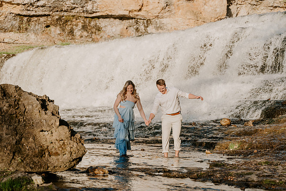 summer engagement waterfall photoshoot-107