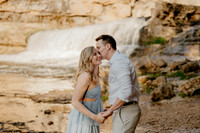 summer engagement waterfall photoshoot-22